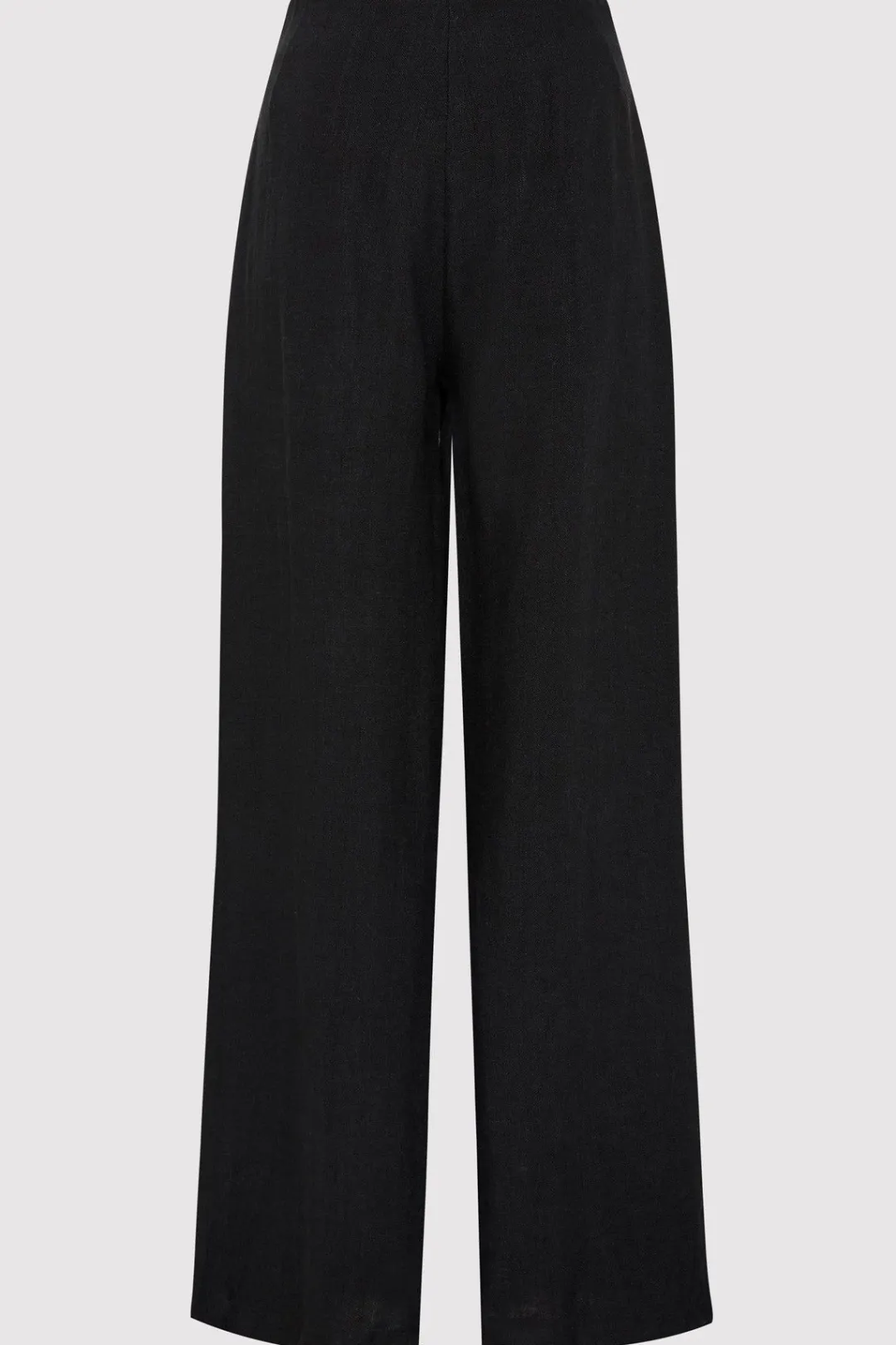 Tailoring*St. Agni Linen Wide Leg Pants - Black