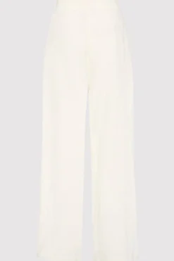 Tailoring*St. Agni Linen Wide Leg Pants - Ivory