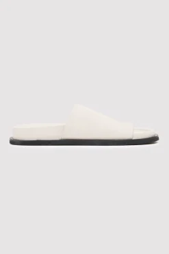 Slides*St. Agni Loe Suede Slide - Cool White