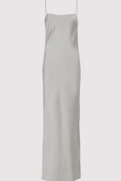 Dresses*St. Agni Low Back Slip Dress - Silver