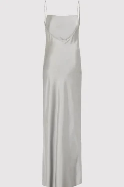 Dresses*St. Agni Low Back Slip Dress - Silver