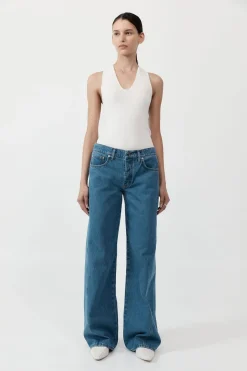 Denim*St. Agni Low Rise Jeans - Denim Blue