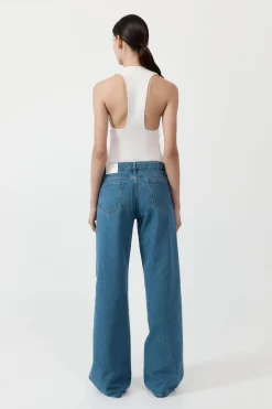 Denim*St. Agni Low Rise Jeans - Denim Blue