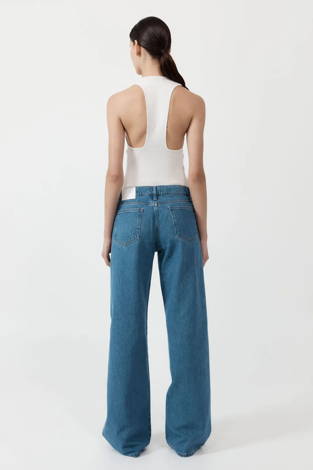 Denim*St. Agni Low Rise Jeans - Denim Blue