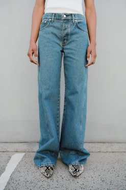 Denim*St. Agni Low Rise Jeans - Denim Blue