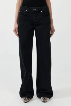 Denim*St. Agni Low Rise Jeans - Washed Black