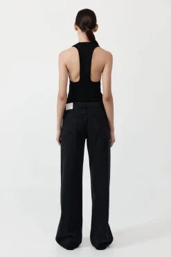 Pants*St. Agni Low Rise Jeans - Washed Black