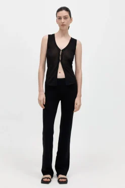 Pants*St. Agni Low Waist Knit Pants - Black