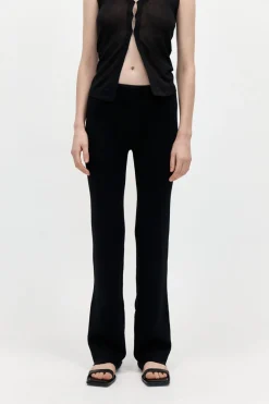Knitwear*St. Agni Low Waist Knit Pants - Black