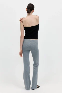 Pants*St. Agni Low Waist Knit Pants - Grey Marle