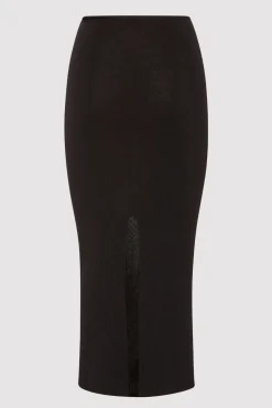Skirts*St. Agni Low Waist Knit Skirt - Black