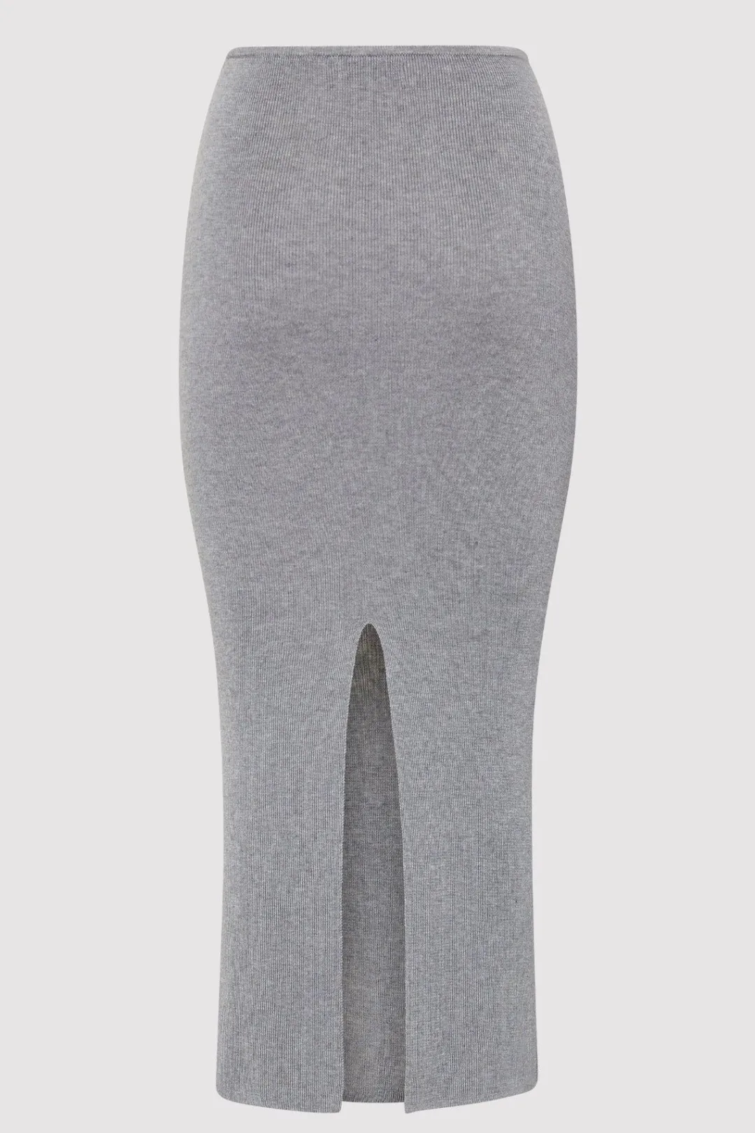 Skirts*St. Agni Low Waist Knit Skirt - Grey Marle
