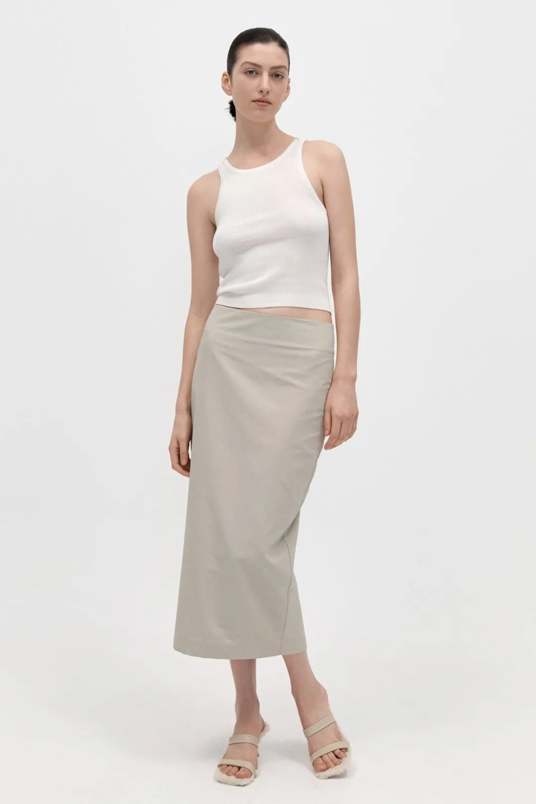 Skirts*St. Agni Low Waist Pencil Skirt - Birch