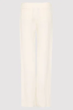 Tailoring*St. Agni Low Waist Raw Edge Pants - Ivory