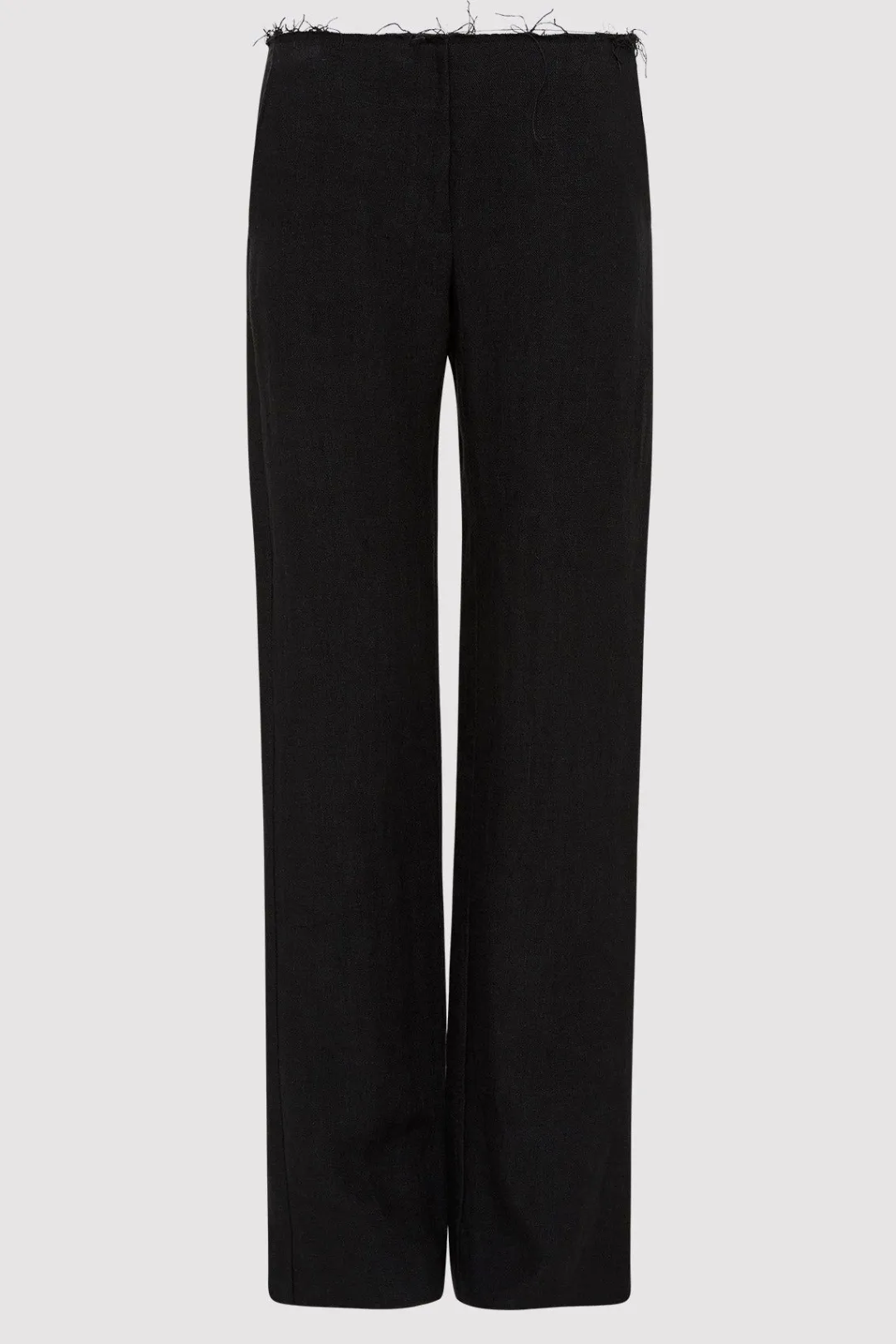 Tailoring*St. Agni Low Waist Raw Edge Pants - Black