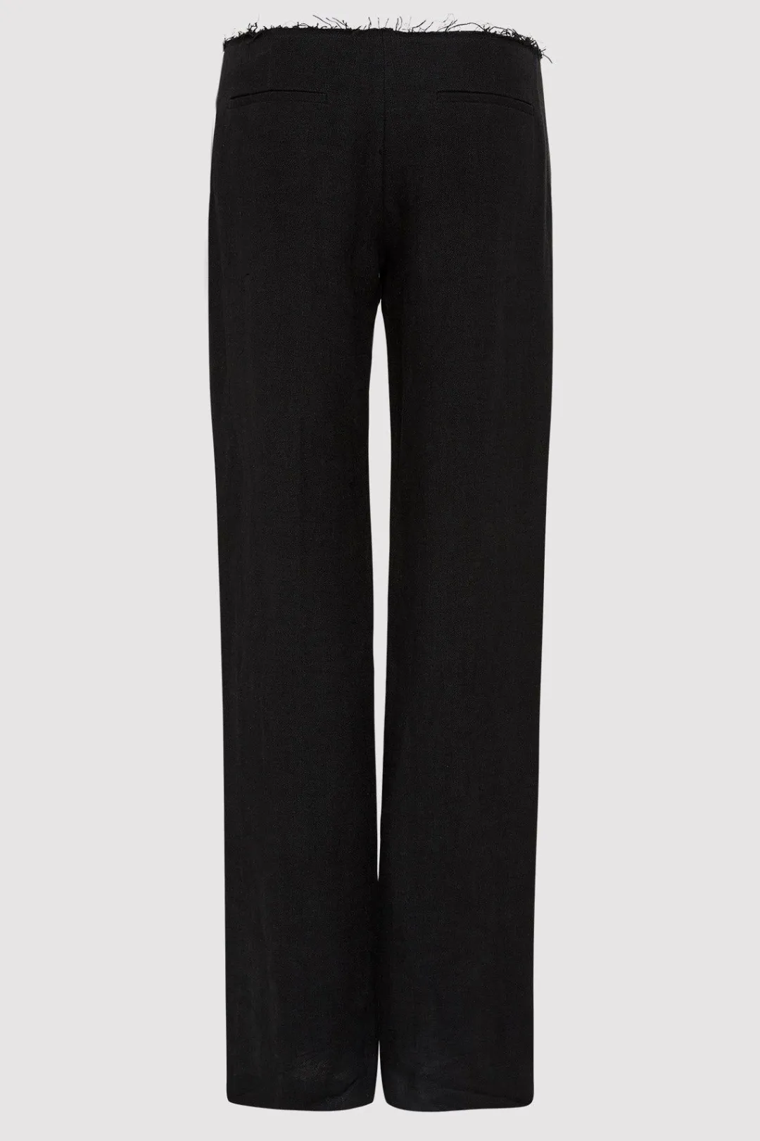 Tailoring*St. Agni Low Waist Raw Edge Pants - Black
