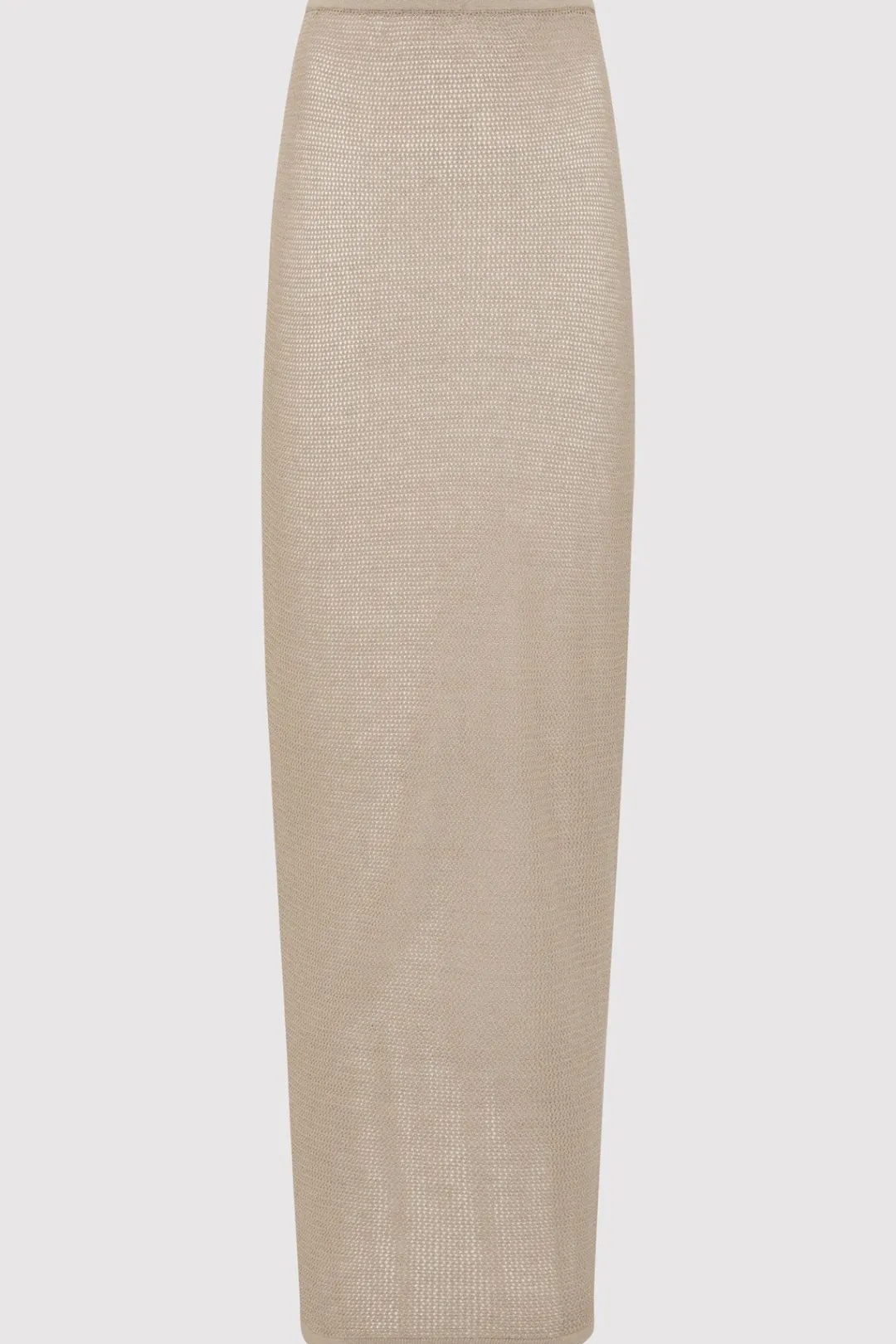 Knitwear*St. Agni Mesh Maxi Skirt - Fog