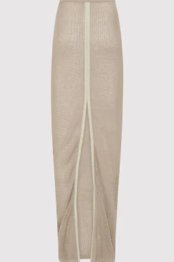 Skirts*St. Agni Mesh Maxi Skirt - Fog