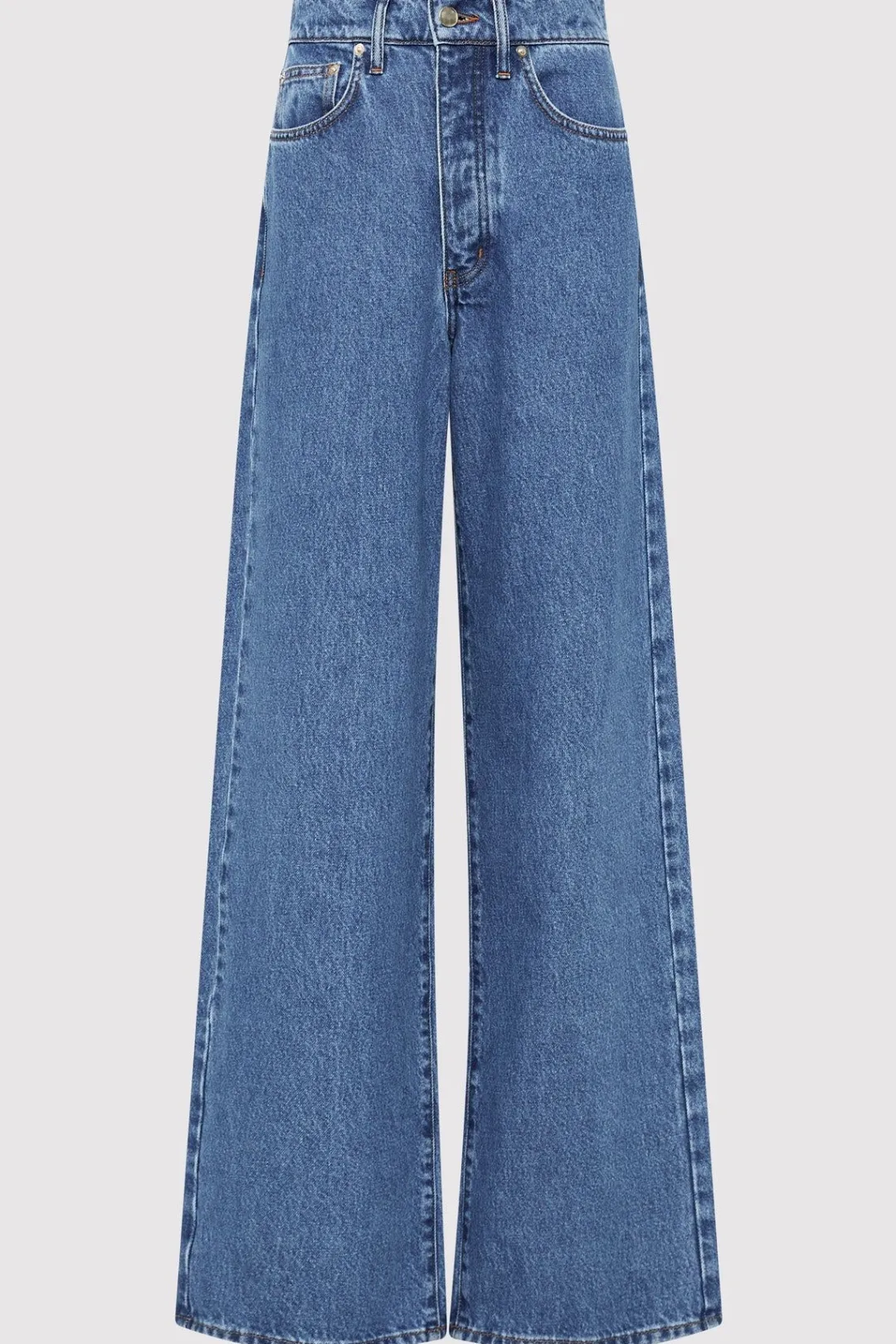 Pants*St. Agni Mid Rise Wide Leg - Denim Blue