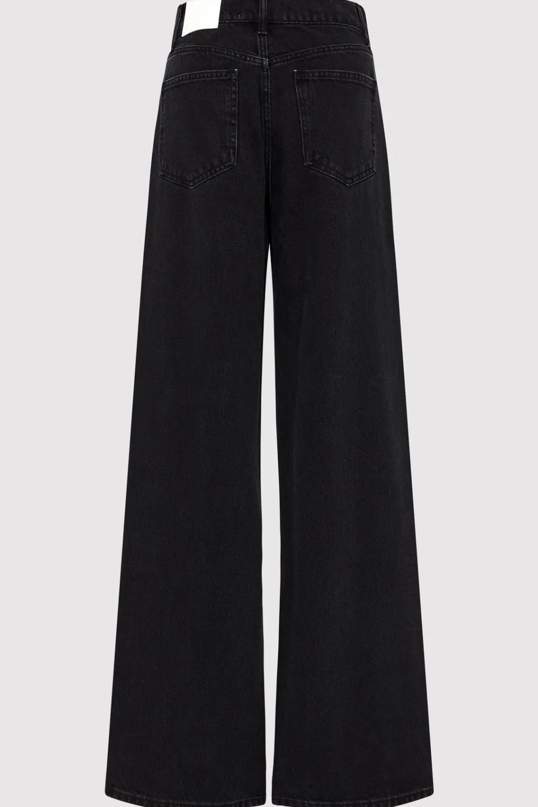 Denim*St. Agni Mid Rise Wide Leg - Washed Black