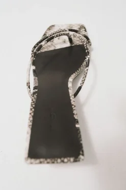 Heels*St. Agni Minimal Low Wedge - Python