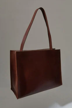 Bags*St. Agni Minimal Mini Tote - Antique Tan