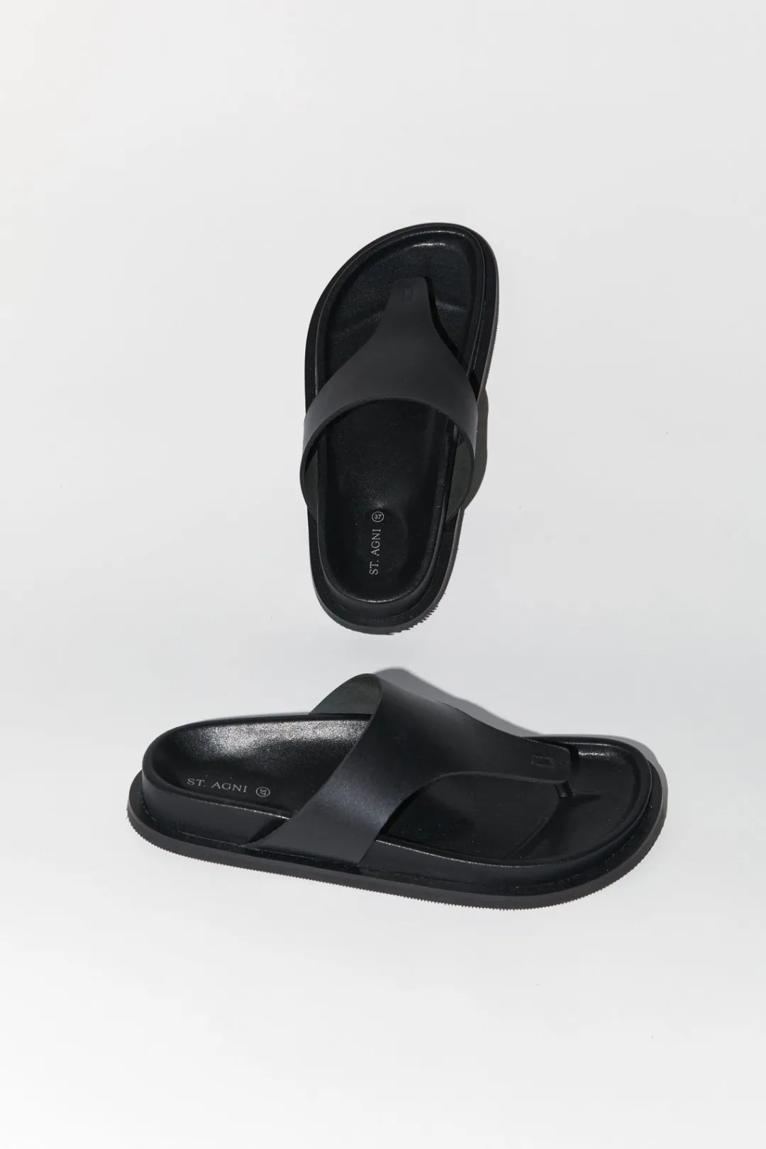 Unisex*St. Agni Minimal Thong - Black