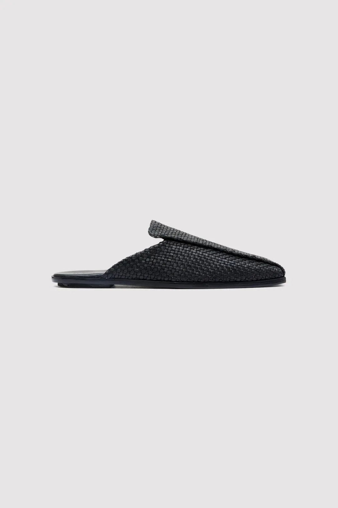 Loafers*St. Agni Modernist Woven Mule - Black