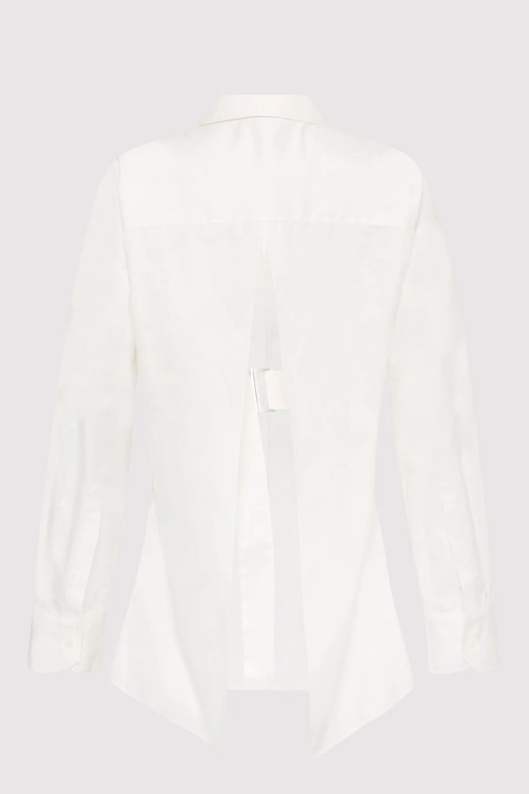 Shirts*St. Agni Open Back Shirt - White