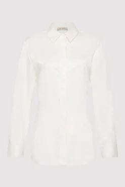 Tailoring*St. Agni Open Back Shirt - White