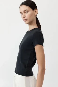 T-Shirts*St. Agni Organic Cotton Baby Tee - Black