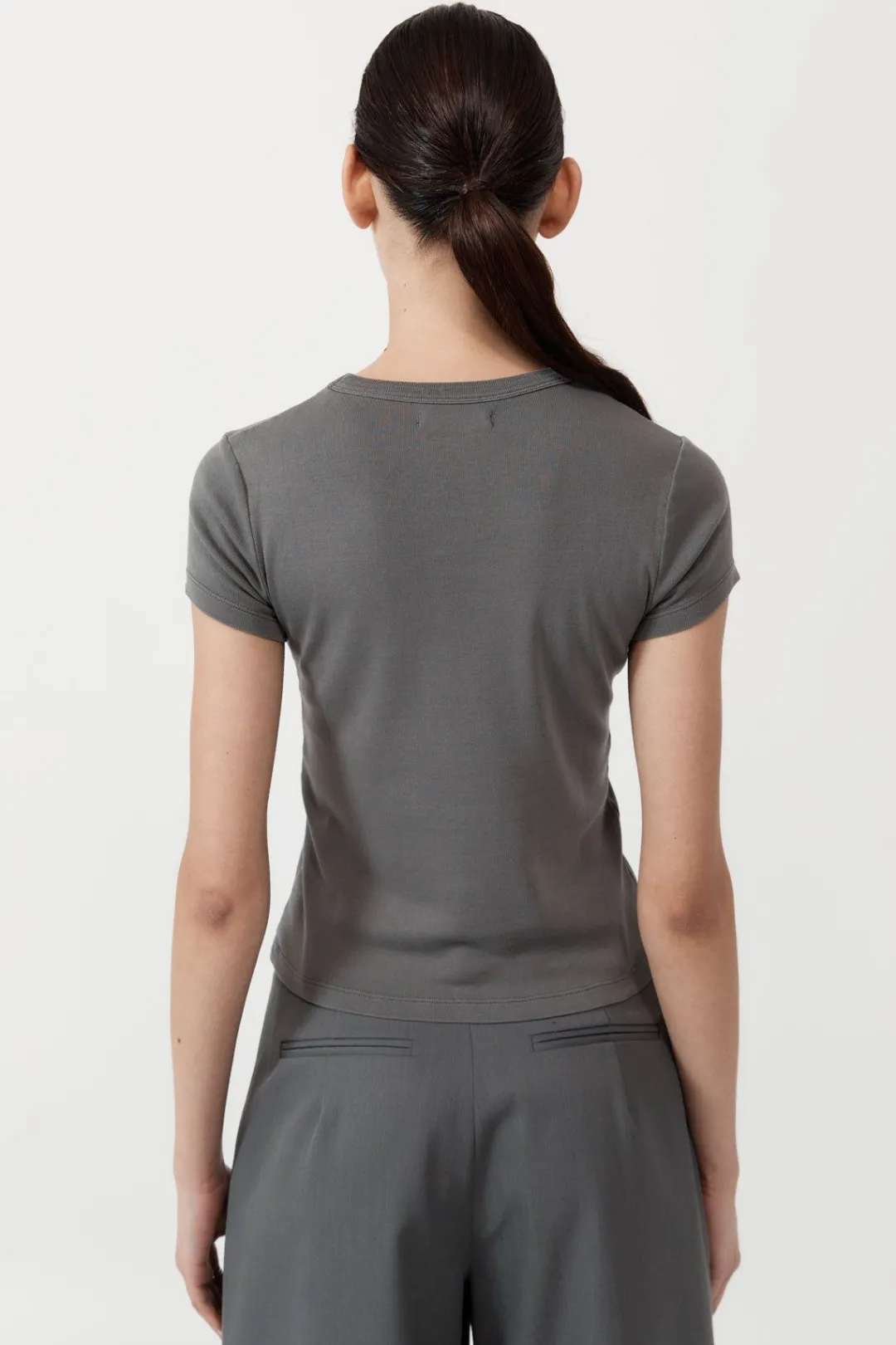 T-Shirts*St. Agni Organic Cotton Baby Tee - Pewter Grey