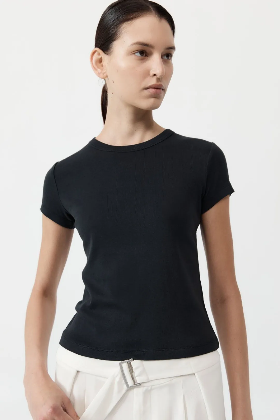 Tops*St. Agni Organic Cotton Baby Tee - Black