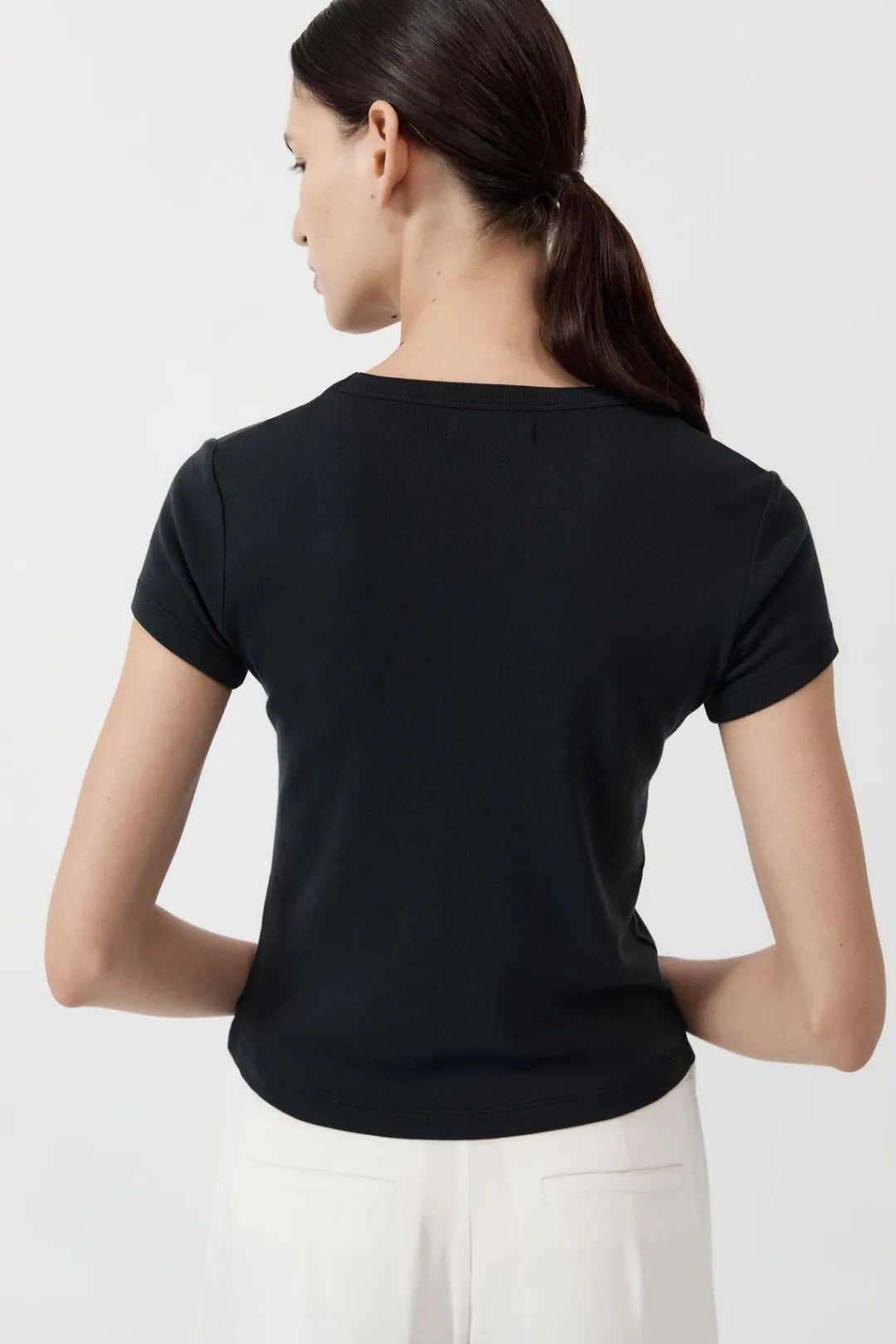 Tops*St. Agni Organic Cotton Baby Tee - Black