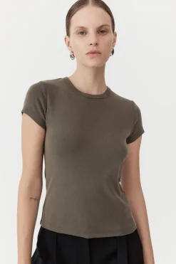Tops*St. Agni Organic Cotton Baby Tee - Kelp