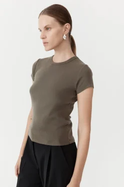 Tops*St. Agni Organic Cotton Baby Tee - Kelp