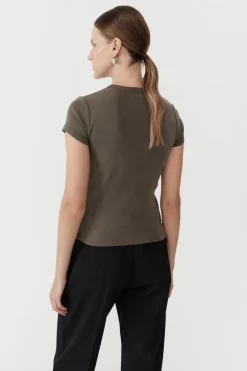 Tops*St. Agni Organic Cotton Baby Tee - Kelp