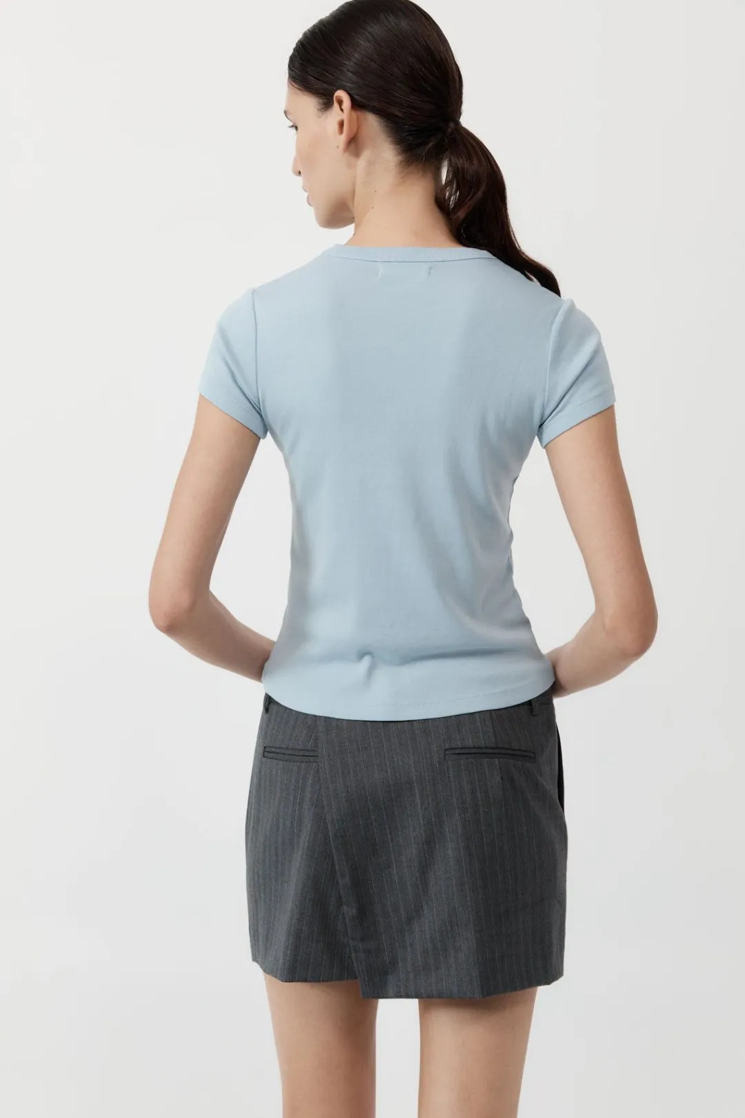 Basics*St. Agni Organic Cotton Baby Tee - Stone Blue