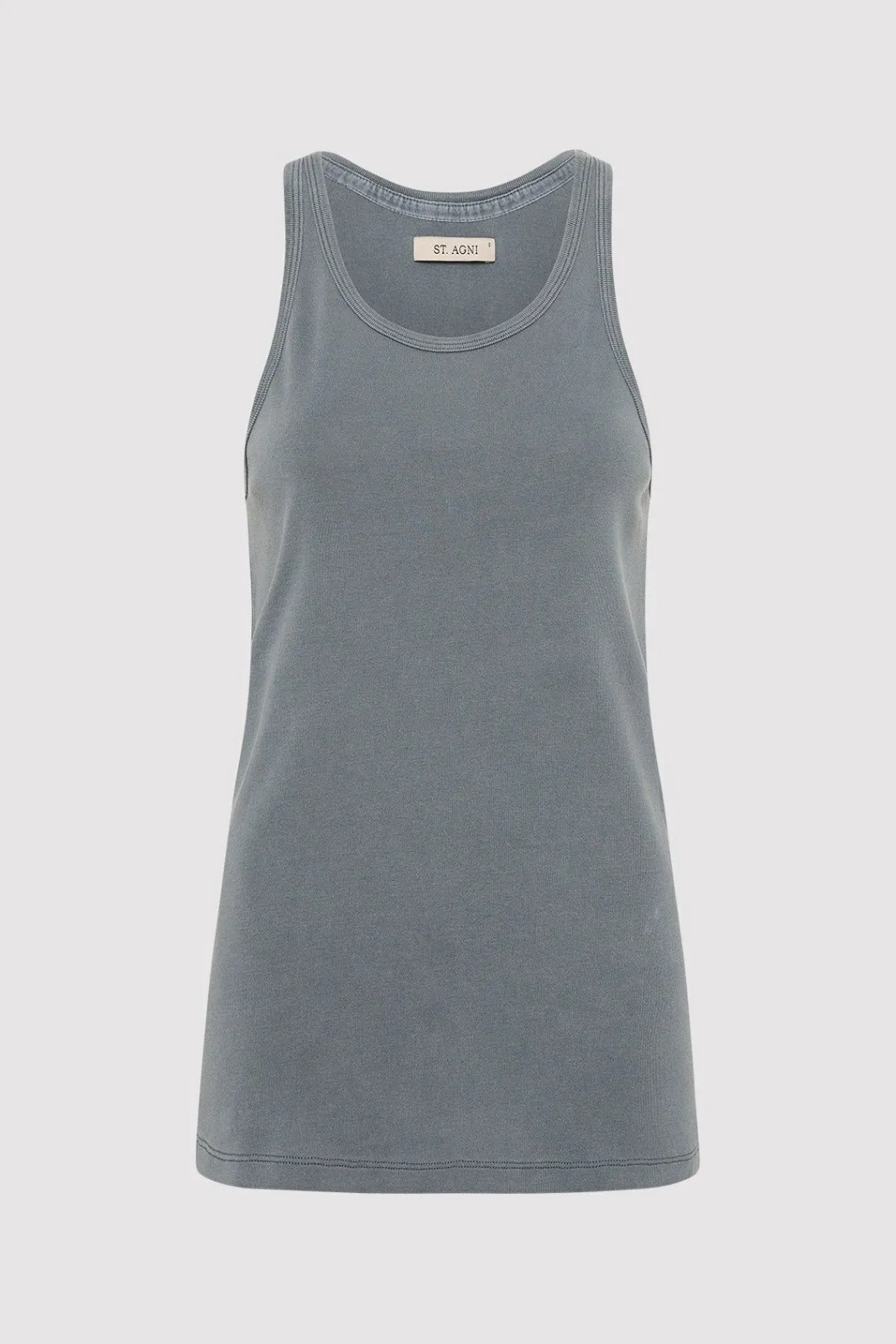 Basics*St. Agni Organic Cotton Everyday Tank - Diesel Grey