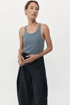 Unisex*St. Agni Organic Cotton Everyday Tank - Diesel Grey
