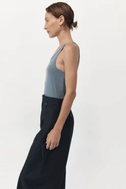 Unisex*St. Agni Organic Cotton Everyday Tank - Diesel Grey