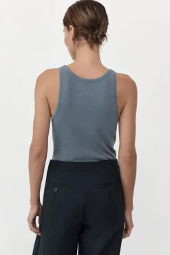 Unisex*St. Agni Organic Cotton Everyday Tank - Diesel Grey