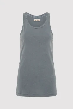 Singlets*St. Agni Organic Cotton Everyday Tank - Diesel Grey