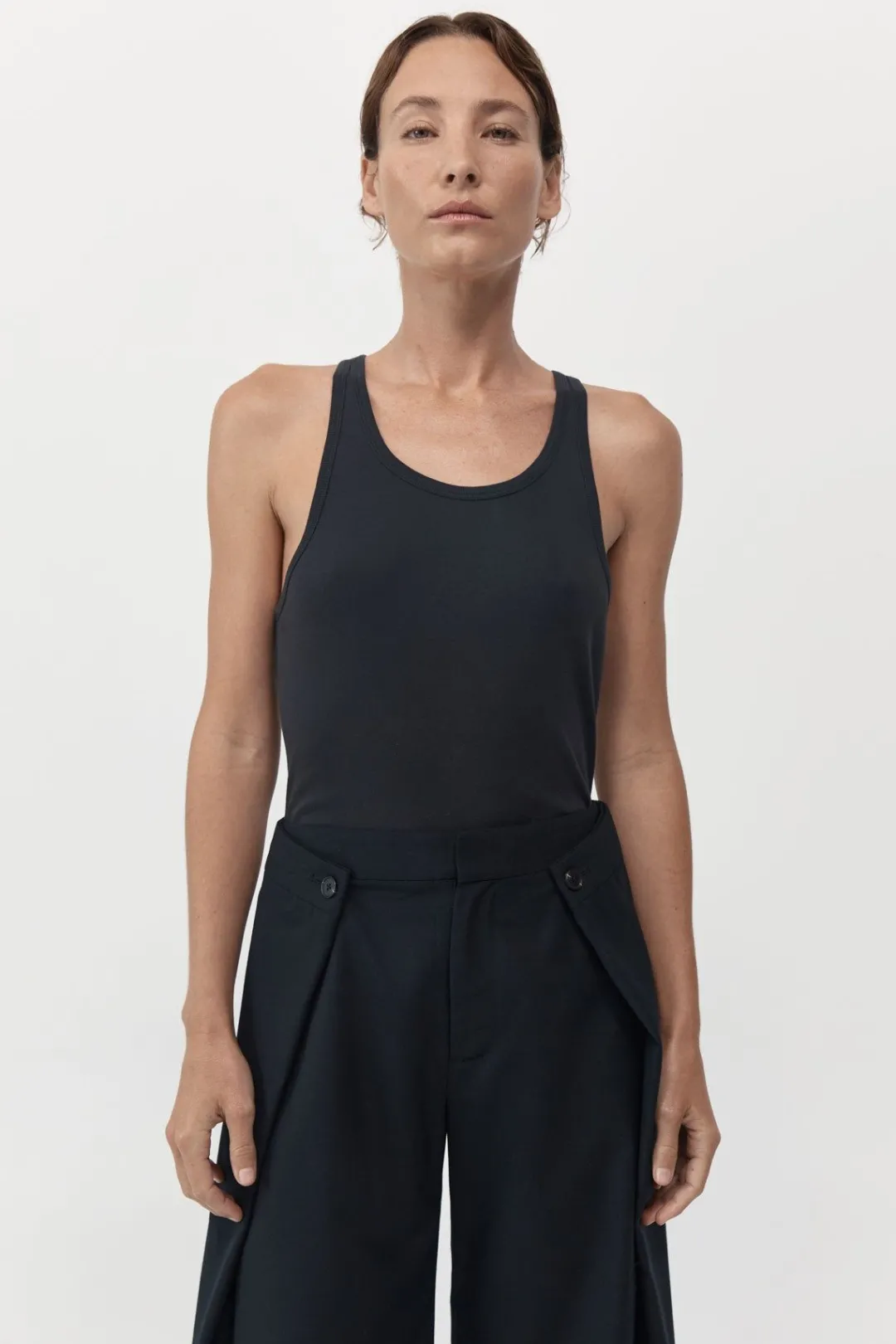 Basics*St. Agni Organic Cotton Everyday Tank - Black
