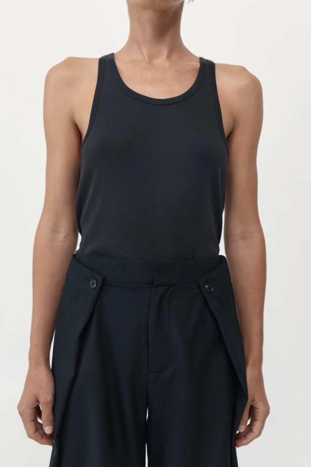 Basics*St. Agni Organic Cotton Everyday Tank - Black