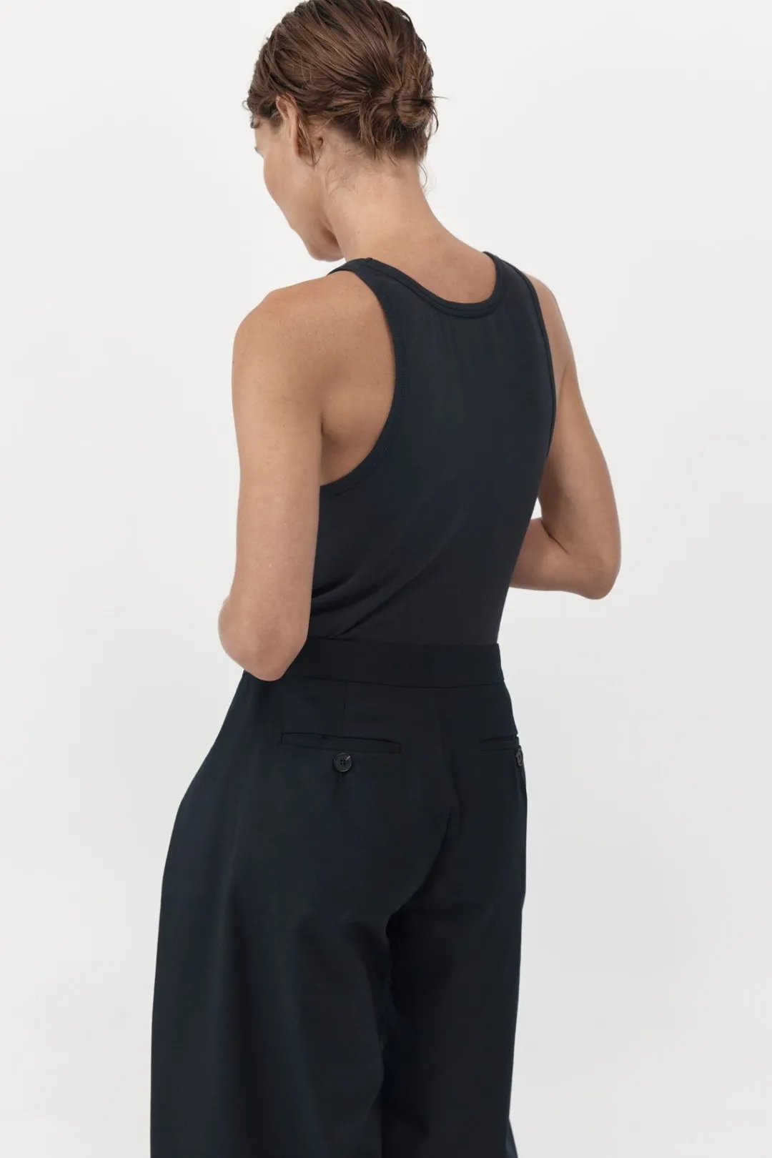 Basics*St. Agni Organic Cotton Everyday Tank - Black