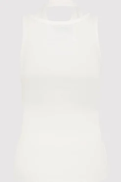 Singlets*St. Agni Organic Cotton Layered Tank - White