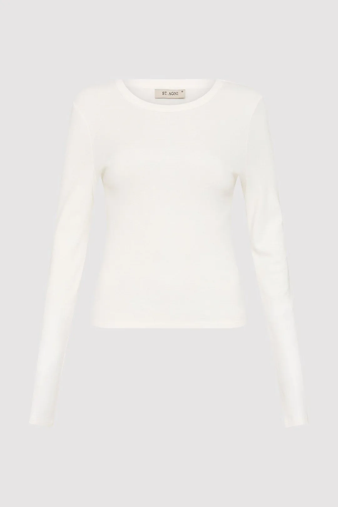 Tops*St. Agni Organic Cotton Long Sleeve Top - White
