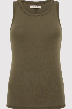 Singlets*St. Agni Organic Cotton Singlet - Kelp