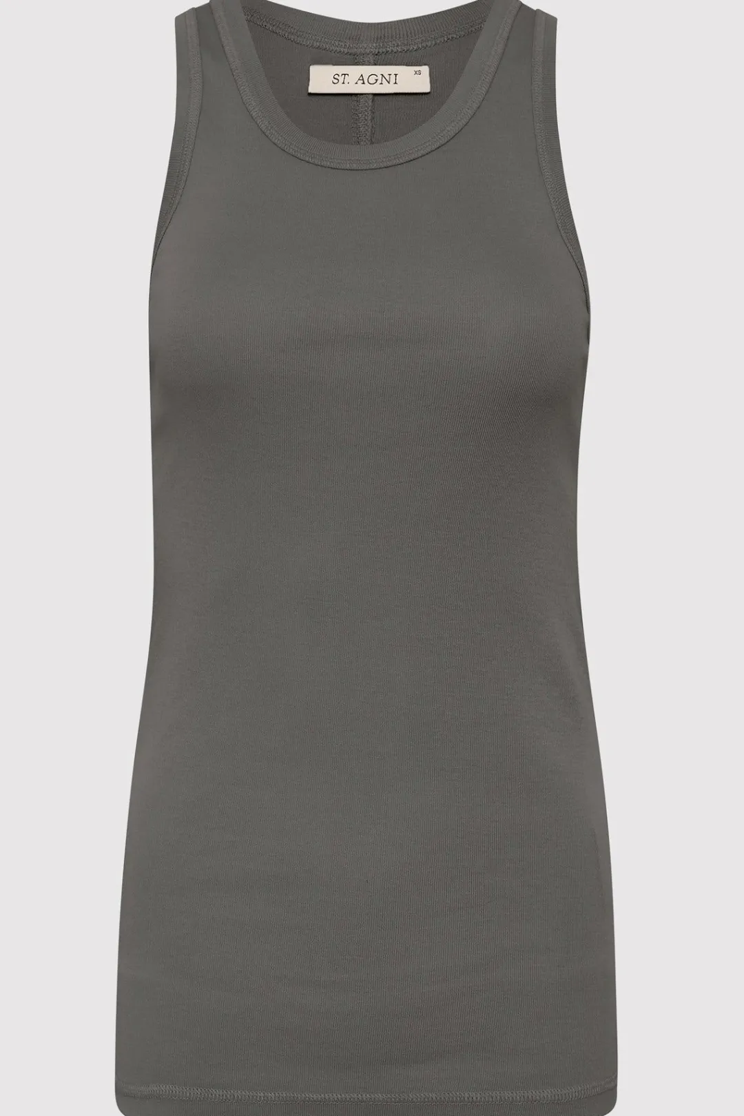 Unisex*St. Agni Organic Cotton Singlet - Pewter Grey